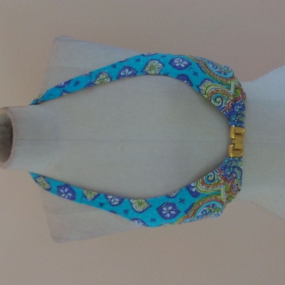 Triana Turk  Halter Swim Top.